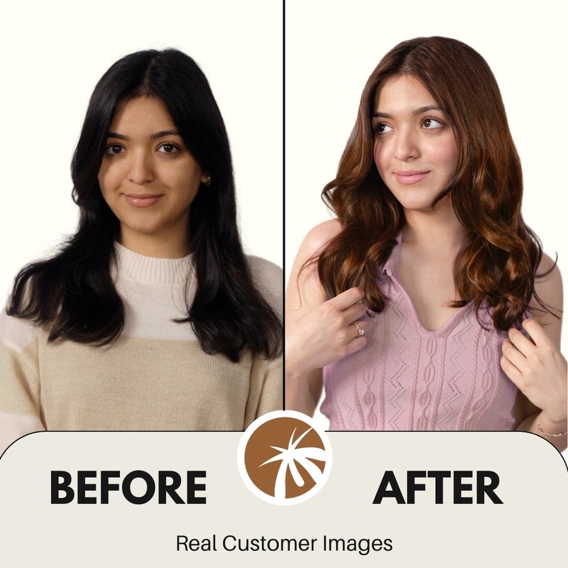 Paradyes No Bleach Lover's Latte Glossy Hair Tint, Ammonia-Free Formula for Natural Black Hair, Visible on Natural Black Hair, Includes Anti-Fade Conditioner for Long-Lasting Shine, Golden Brown - Image 5