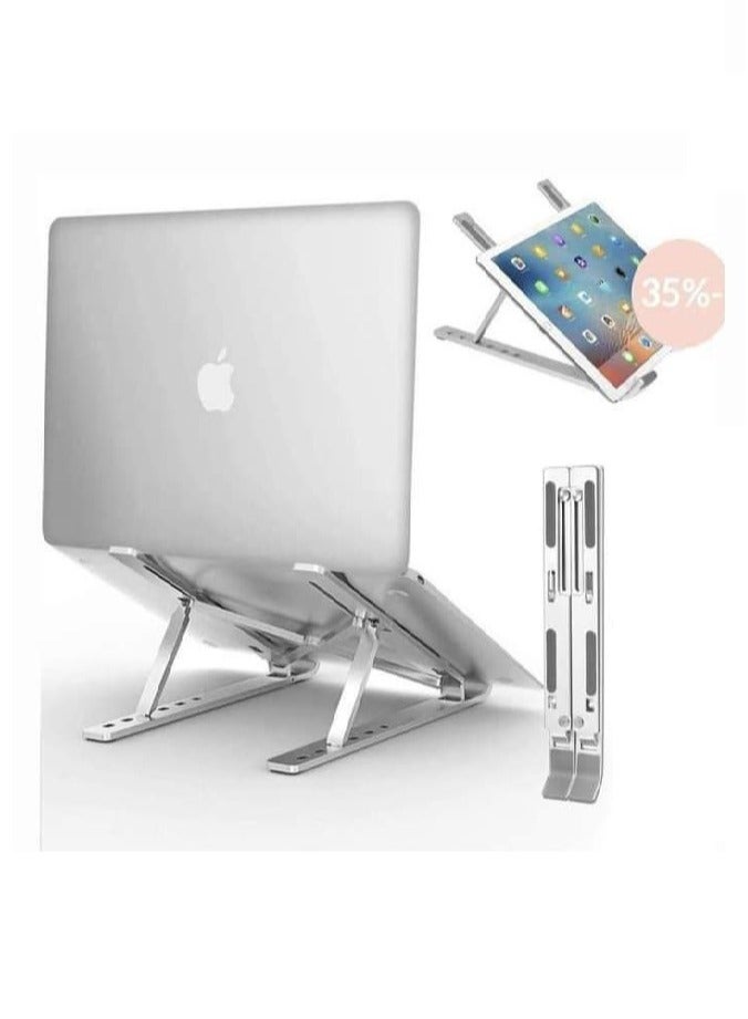 استاند وحامل لاب توب وتابلت قابل للتعديل معدن - Image 4