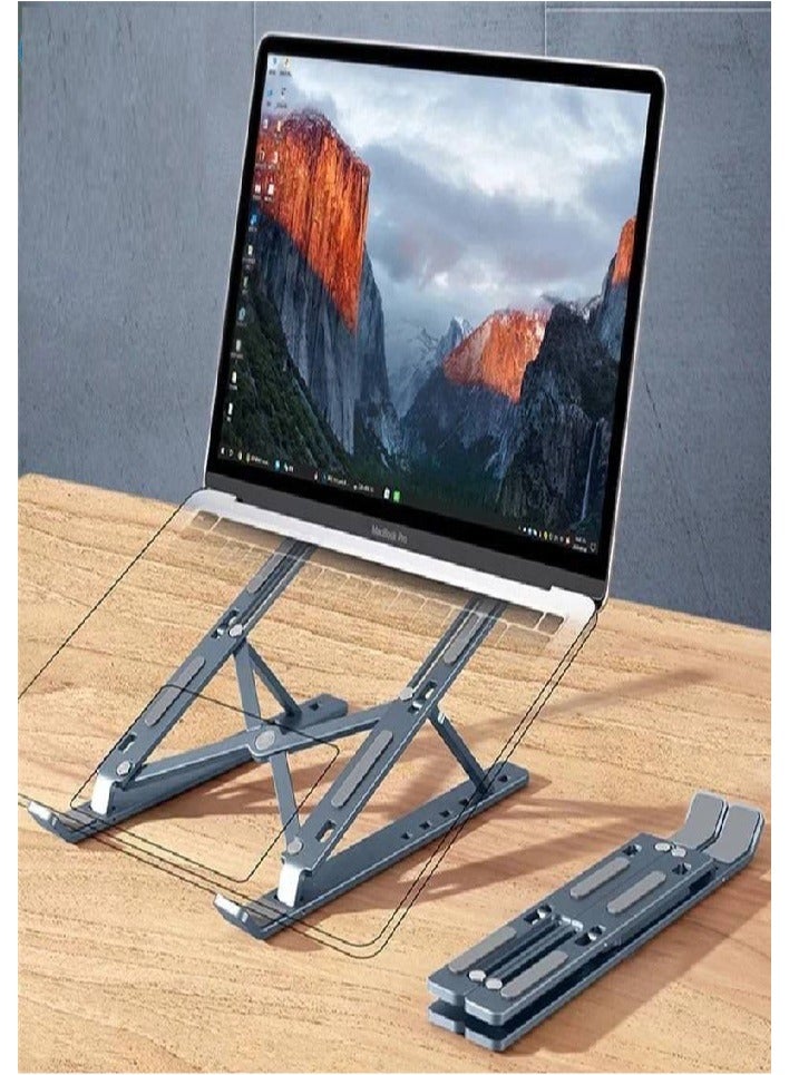 استاند وحامل لاب توب وتابلت قابل للتعديل معدن - Image 1