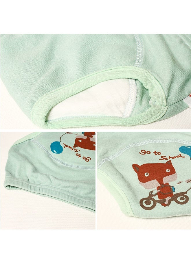 بيوينتي 9pcs Baby Potty Training Pants, التنفس الصغار الأولاد والبنات البول التدريب السراويل الداخلية, قابل لإعادة الاستخدام القطن التدريب السراويل للأطفال والأطفال الصغار جنس واحد - Image 3