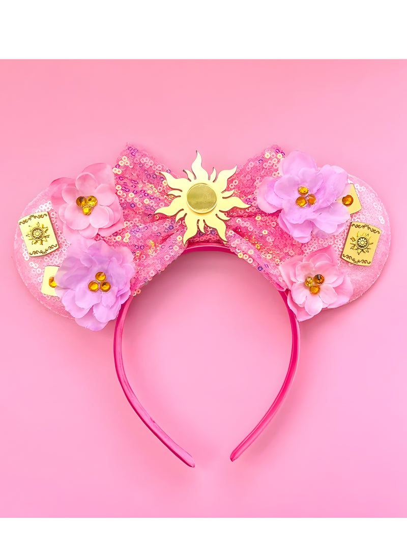 Girls  Headband Enchanted Theme ,Sweet and Cute Princess Style with 3D Butterfly Knot, , Lovely Headbands,Headwear, for Everyday Wear, School, Parties, Photoshoots