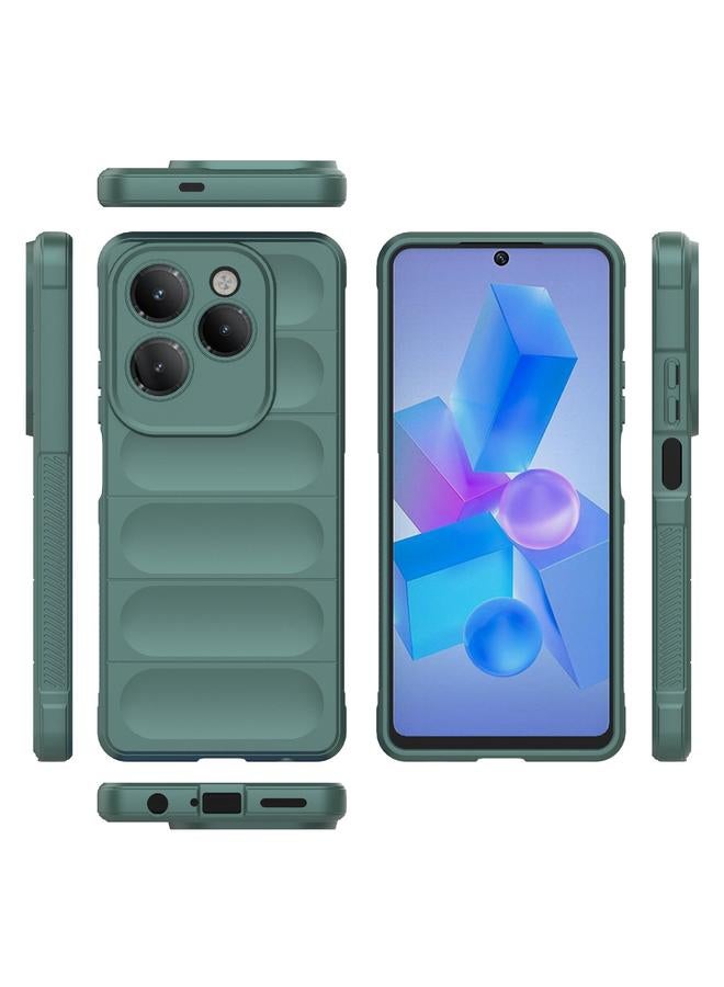 اس-توب جراب لهاتف Infinix Hot 40 Pro / Hot 40 Magic Shield TPU + جراب هاتف من الفلانيل - Image 3