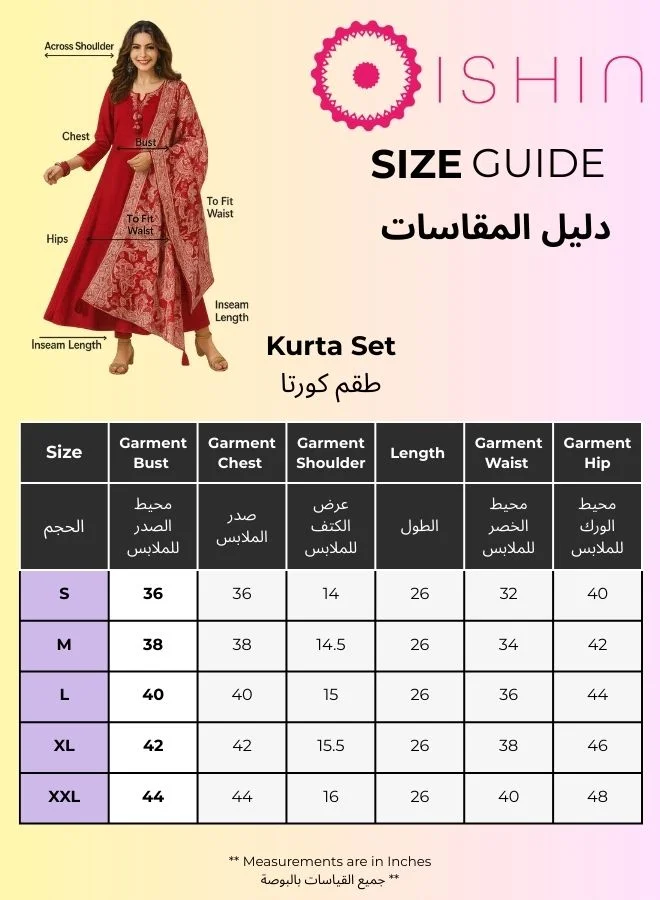 ISHIN Women's White Viscose Silk Self Designed Tunic Upper Full Length Palazzo Bottom Regular Fit 2 Piece Kurta Set