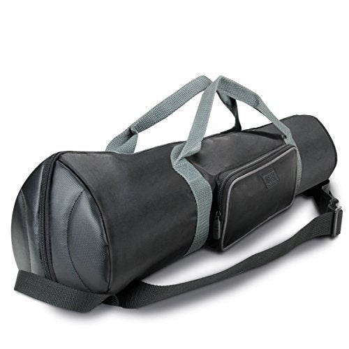 USA Gear Padded Tripod Case Bag - Holds Tripods from 21 to 35 inches - Adjustable Size Extension, Storage Pocket and Shoulder Strap for Professional Camera Accessories and Photo Carrying Needs - Image 1