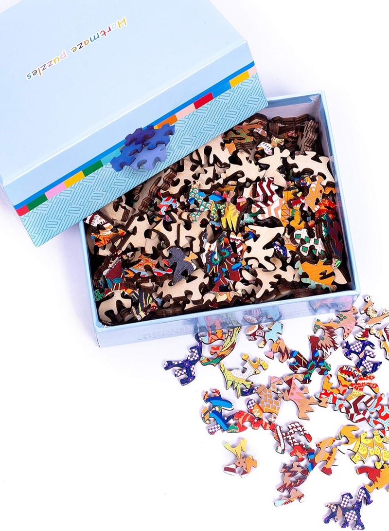 هرتماز ألغاز الصور المقطوعة الخشبية من HARTMAZE - أزهار الغضب في الجمال والسحر 246 قطعة فريدة من نوعها حقًا، شكل مربع صغير - أفضل خيار للبالغين و14 عامًا... - Image 5