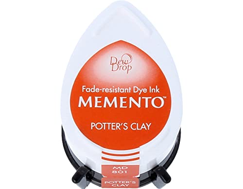 Tsukineko Memento Dew Drop Ink Pads Dew Drop Pad, Potters Clay - Image 1