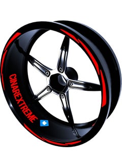Çınar Extreme 3 Piece Design Rim Strip Sticker Reflective & Fluorescent Colors 