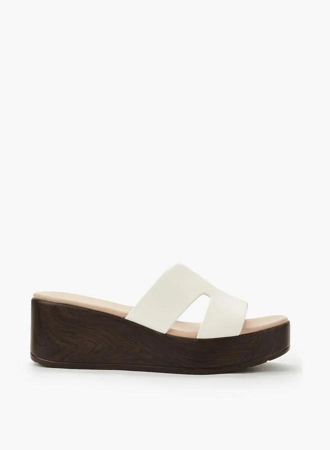 Surestep WHITE Women Slip-On Sandals for Women | Best Price UAE