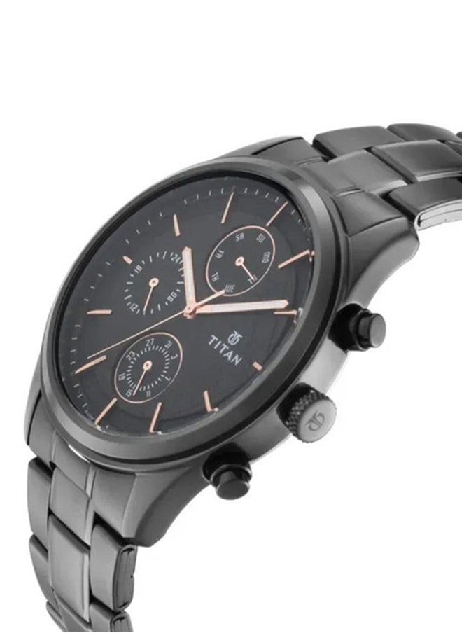 TITAN Titan Black Dial Multifunction Watch for Men  - Image 2
