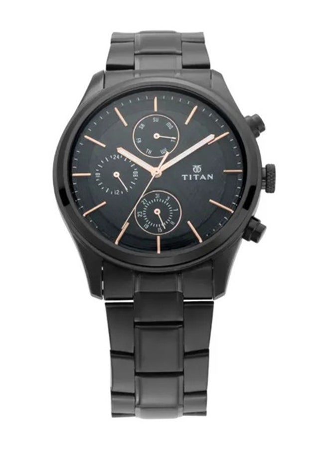 TITAN Titan Black Dial Multifunction Watch for Men  - Image 1