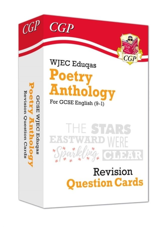 GCSE English WJEC Eduqas Poetry Anthology Revision Question Cards - Hardback