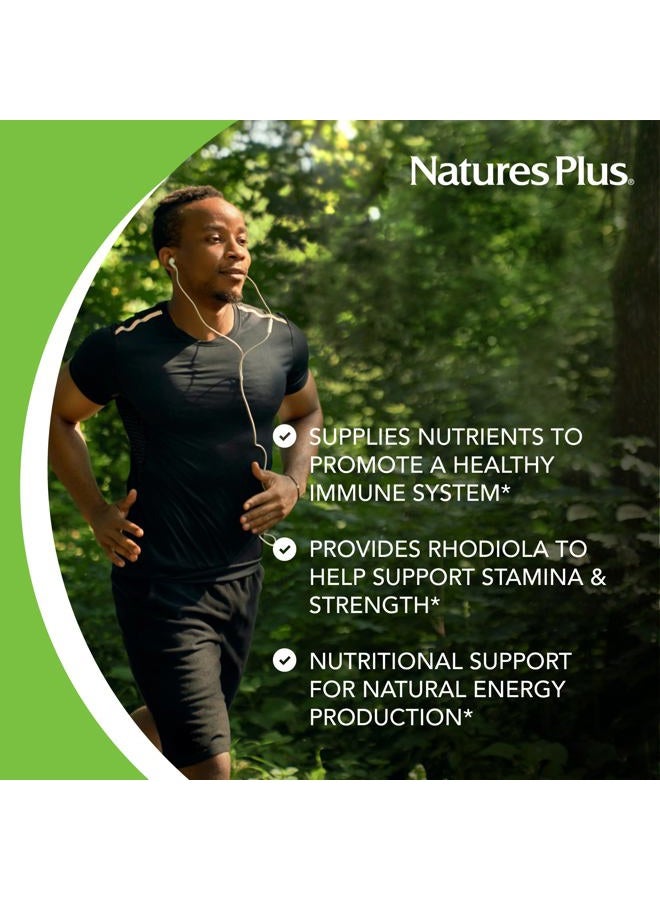Nature's Plus ناتشرز بلس مصدر الحياة للرجال - 120 قرص، عبوة من 2 - مكمل متعدد الفيتامينات والمعادن خالي من الحديد - مع ساو بالميتو، لايكوبين ولوتين - خالي من الجلوتين، نباتي - 120 حصة إجمالية - Image 3
