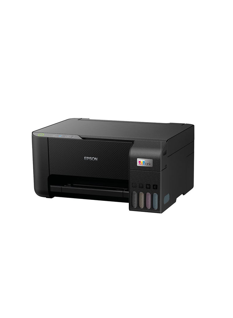 إبسون ايكو تانك L3210 Home Ink Tank Printer A4، ملونة، طابعة 3 في 1، أسود، صغير الحجم - Image 2