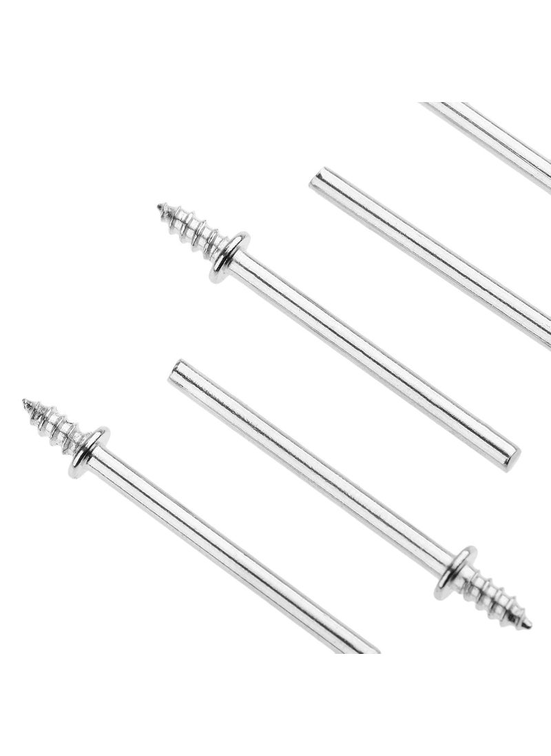 DIY Crafts DIY Crafts Pack Of 20 Pcs Silve Multi Use Mandrel Accessories 235mm Shank Polishing Wheel Mandrels Cutting CutOff Wheel Holder PushPull Rod RPack Of 20 Pcs Silve Multi Use Mandrel  - Image 2