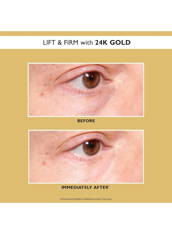 بيتر توماس روث قطعة قماش للعين مطلية بالذهب عيار 24 قيراط من جل هيدرا لرفع وشد العيون بيتر ثوماس روث عبوة 60 عادي - Image 4