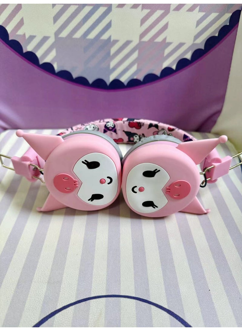 عام سماعة بلوتوث لاسلكية فوق الأذن سماعة ألعاب قابلة للطي تدعم الكمبيوتر الهاتف المحمول الموسيقى سماعة ستيريو - Image 3