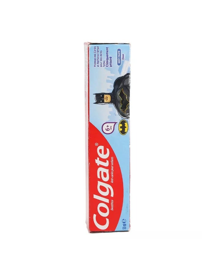 Colgate Anticavity Strong Teeth Mild Fruit Flavour Kids Toothpaste Batman- 50ml - Image 3