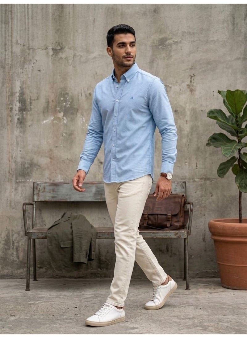Hikes Men’s Premium Cotton Shirt ,Soft Breathable Fabric, Classic Button-Down Modern Fit Casual & Smart Wear - Image 2