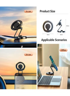 HM2A Magnetic Car Phone Holder Fits  Iphone And Most Other Mobiles Like Samsung etc.  - Image 4