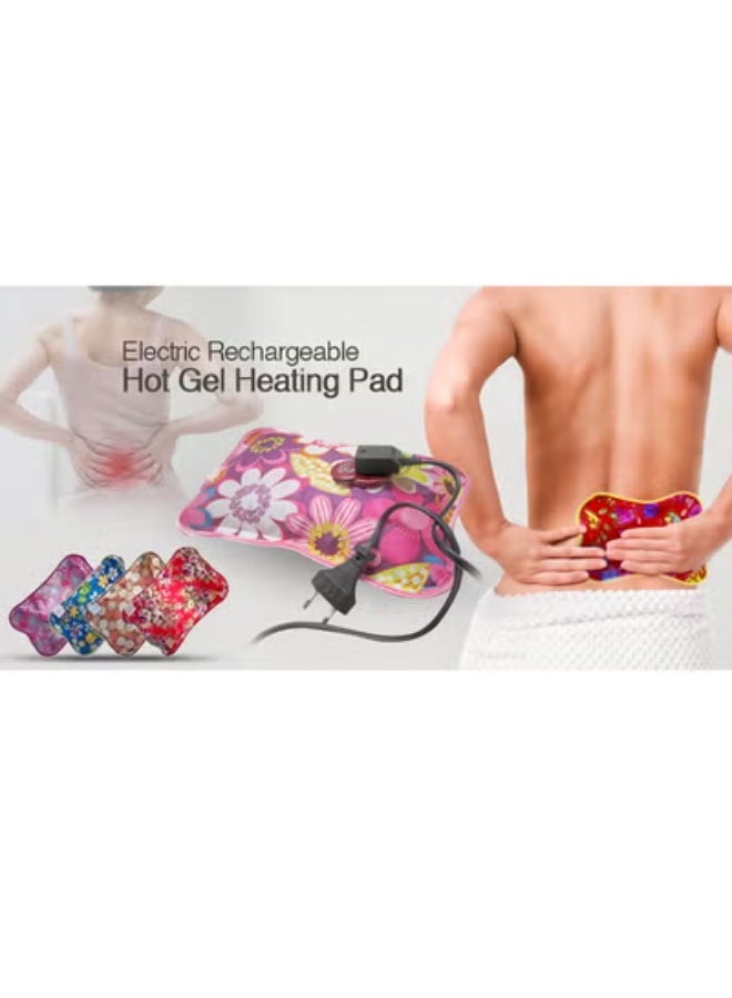 كيس جل ساخن كهربائي - وسادة تدفئة قابلة لإعادة الشحن لتخفيف الألم والدفء (قد يختلف اللون) - Image 1