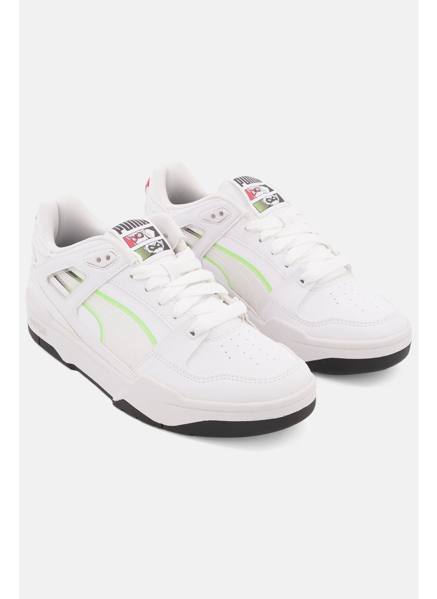 Puma x Miraculous - Kids Boy Slipstream Miraculous Lace Up Sports Shoes, White Combo - Image 1