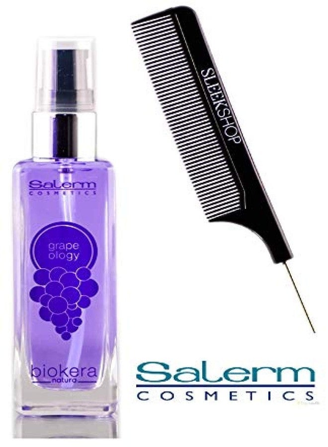 Salerm Cosmetics GRAPEOLOGY SERUM, Biokera Natura (STYLIST LIST) Grape Oil for Deep-Reaching Hair Nourishment (1.9 oz - ORIGINAL SIZE with PUMP) - Image 2