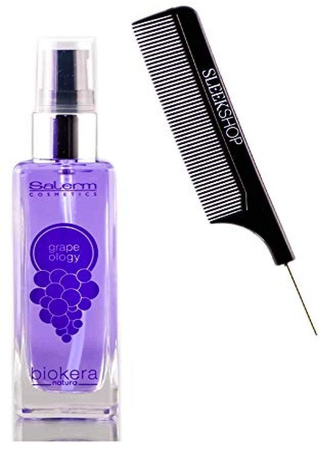 Salerm Cosmetics GRAPEOLOGY SERUM, Biokera Natura (STYLIST LIST) Grape Oil for Deep-Reaching Hair Nourishment (1.9 oz - ORIGINAL SIZE with PUMP) - Image 1