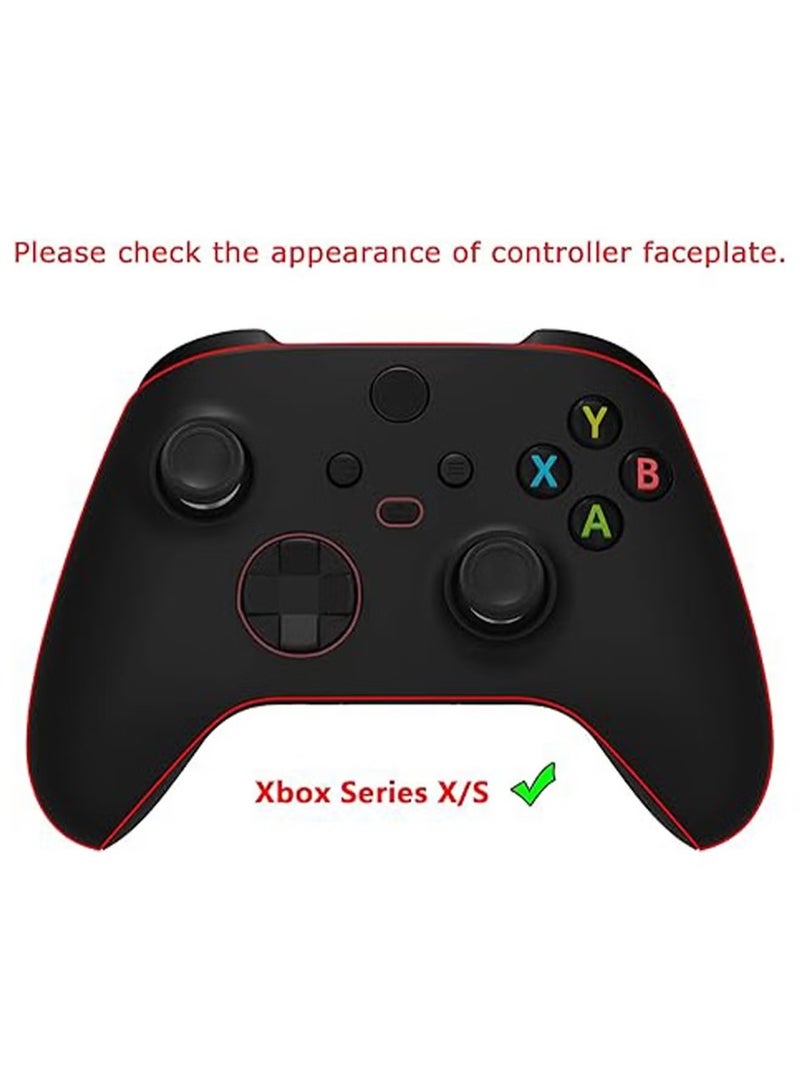 Soft Silicone Protective Case Cover for Xbox Series S/X Controller, Non-Slip No Interference Skin Protector Case Full Protection Cover for Xbox Series S/X Wireless Controller with 2 Thumb Grip Caps  - Image 2