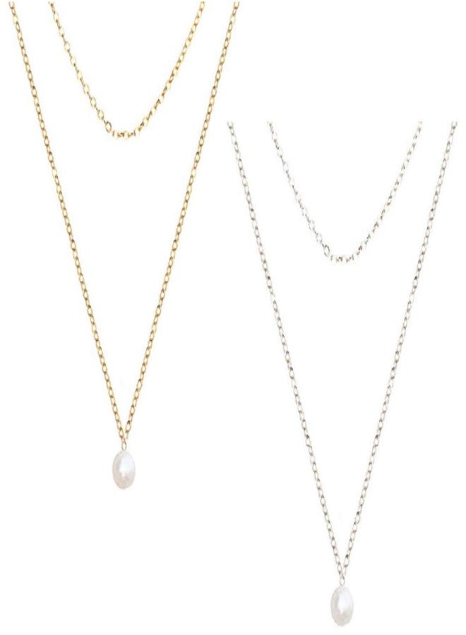 ITS Pearl Beads unique chain elegant pearls beaded necklace by ITS - Image 1