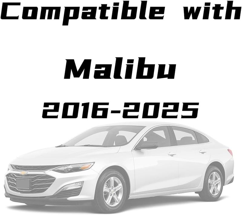 DIMEANI Side Mirror Cover for Chevrolet Malibu 2016-2025 - Matte Black - Image 4
