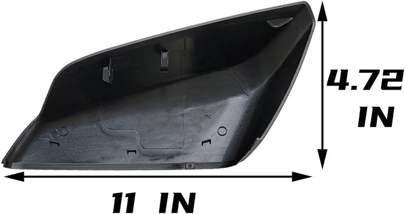 DIMEANI Side Mirror Cover for Chevrolet Malibu 2016-2025 - Matte Black - Image 5
