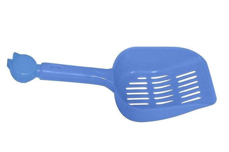 Cat Litter Scoop - Durable Plastic Pet Waste Shovel with Slotted Design - Professional Hygienic Litter Sifter for Cats & Kittens - Easy Clean Sifter Tool with Hanging Hole