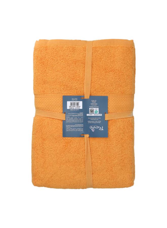 REVE 2-Piece Reyna Bath Towel Set Orange 70 X 140Cm Pi1038-Pd457-Aw3 - Image 1