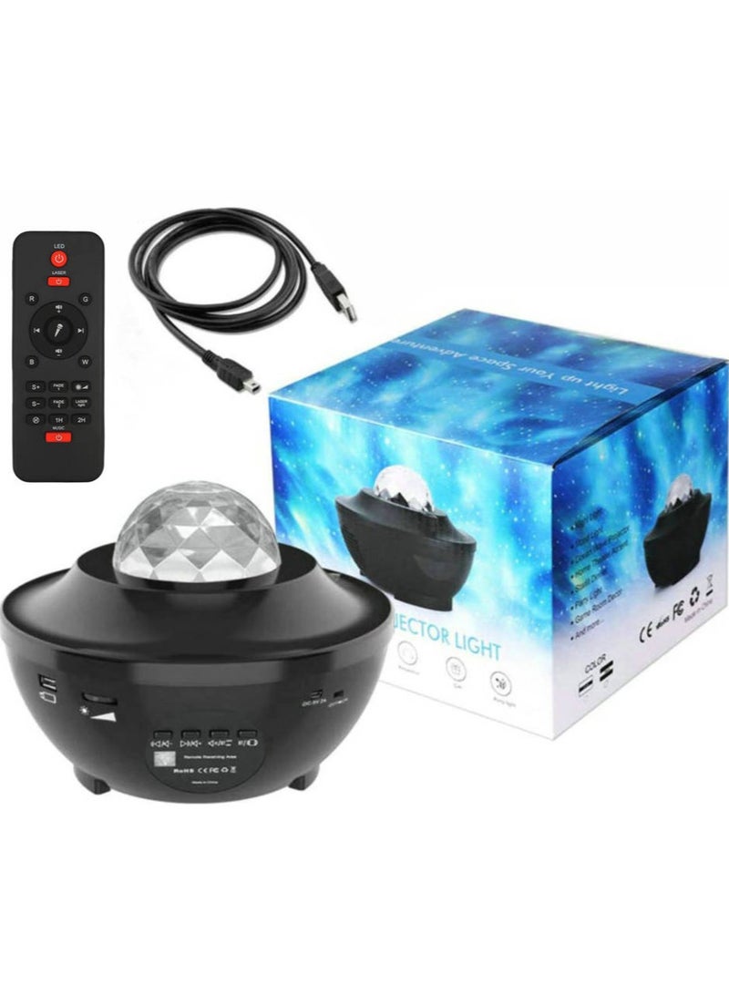 ضوء جهاز عرض مليء بالنجوم، نجمة دوارة، نجمة جهاز عرض السماء والمحيط LED | 21 وضعًا فريدًا | بعيد - Image 2