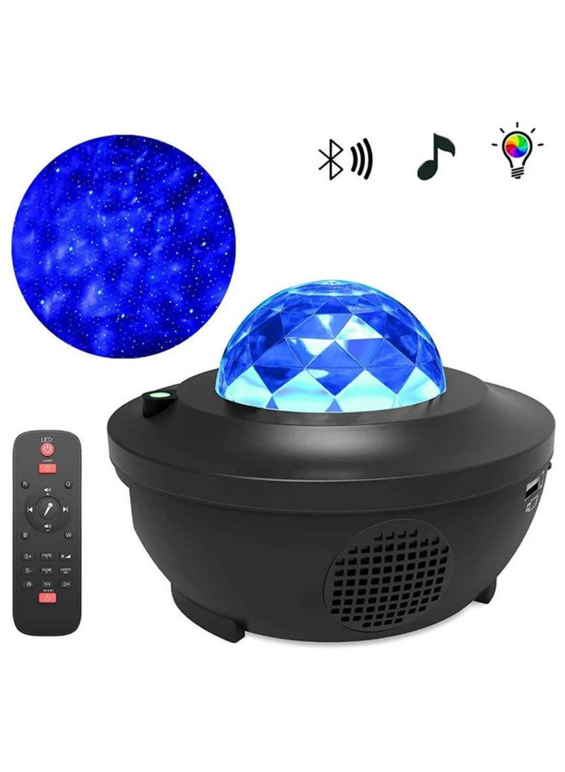 ضوء جهاز عرض مليء بالنجوم، نجمة دوارة، نجمة جهاز عرض السماء والمحيط LED | 21 وضعًا فريدًا | بعيد - Image 1