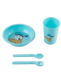 Generic Plastic Kids Tableware Set 4 Pieces - Random Design and Color, Color May Vary  - Image 2