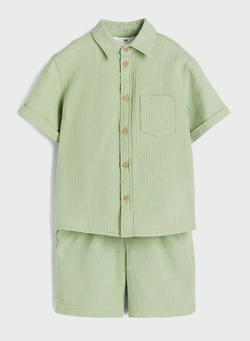 H&M Kids Shirt & Shorts Set