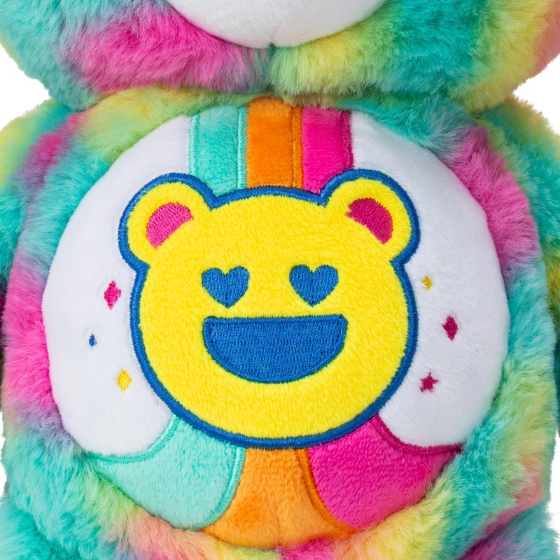 Basic Fun Care Bears 14” Good Vibes Bear- Tie-Dye Multicolored Plushie for Ages 4+ – Perfect Stuffed Animal Support Gift, Super Soft and Cuddly – Good for Girls and Boys, Employees, Collectors - Image 5