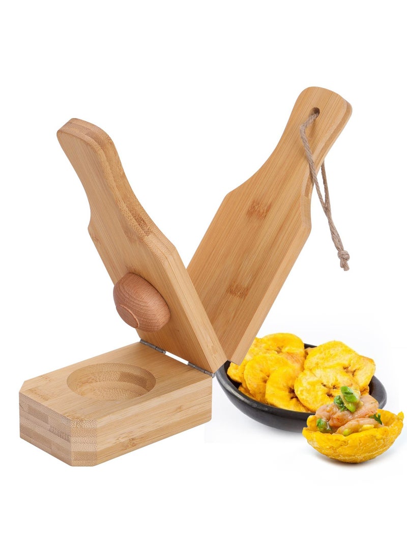 general Home-made wooden banana manual crusher pressing mold for banana cake making tools - Image 1
