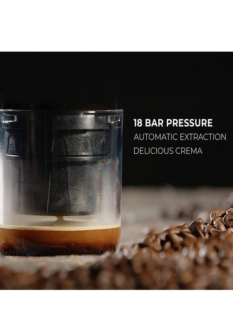 Portable Espresso Maker, 20 Bar 12V Car Coffee Machine, Compact Electric Hand Coffee Maker, USB Rechargeable, Heats in 3-4 Minutes, Ideal for Camping and Hiking. - Image 2