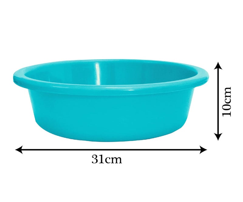 Kuber Industries Multiuses Unbreakable Plastic Knead Dough Basket/Basin Bowl For Home & Kitchen 6 Ltr- Pack of 2 (Sky Blue) - Image 5