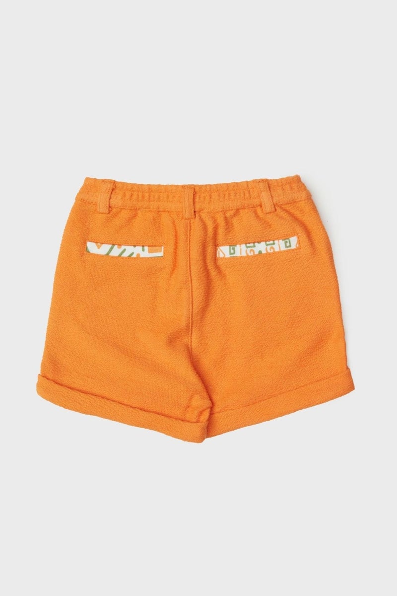Baby Boy Orange Shorts