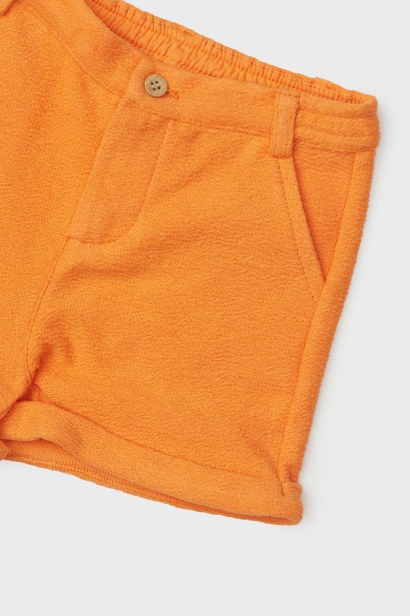 Baby Boy Orange Shorts