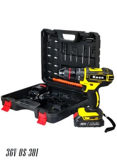 Keen KEEN 36V Cordless Impact Cordless Screwdriver Drill Machine and Tool With 2 Li- Rechargeable Battery 220~240V 50/60Hz OS-301  - Image 3