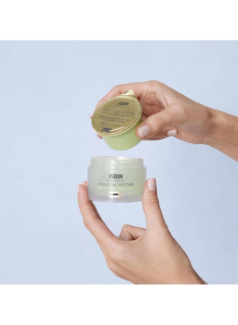 Isdinceutics Hyaluronic Moisture Oily to Combination Skin Refill 50g - Image 2