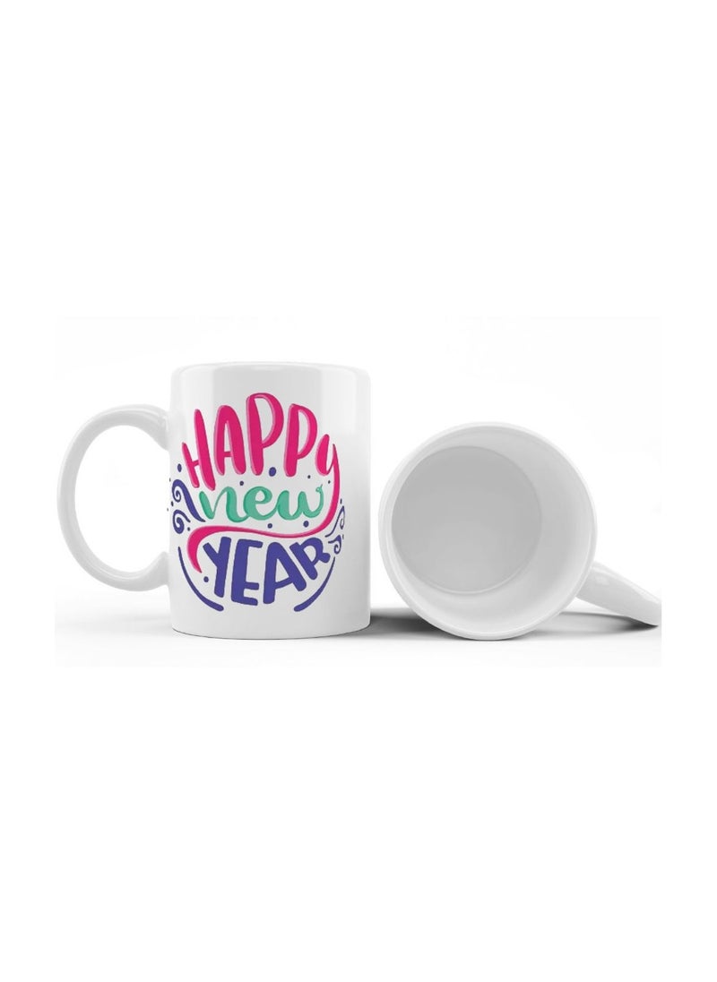 PRINTSHOP4ME Happy New Year Design Printed With New Year Theme Ceramic Coffee Mug Suitable Gift For Family/Friends And Special Person  - Image 4