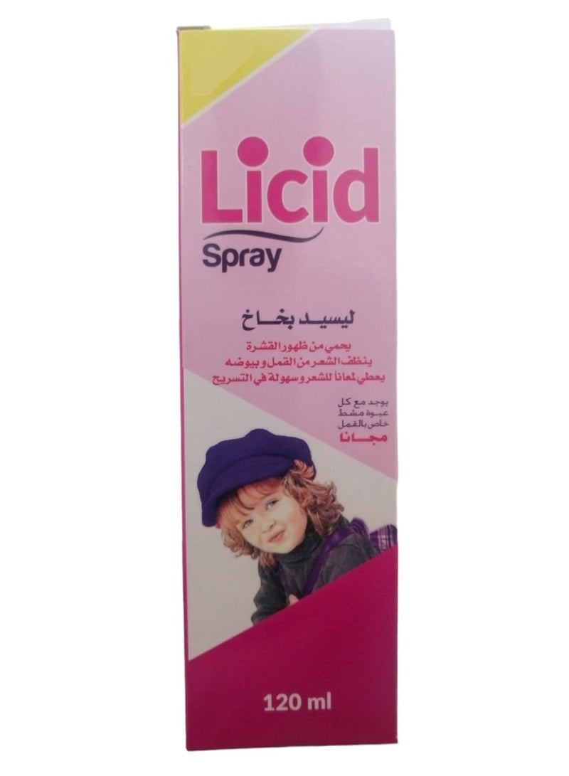 Licid Spray for healthy, clean and shiny hair 120 ml