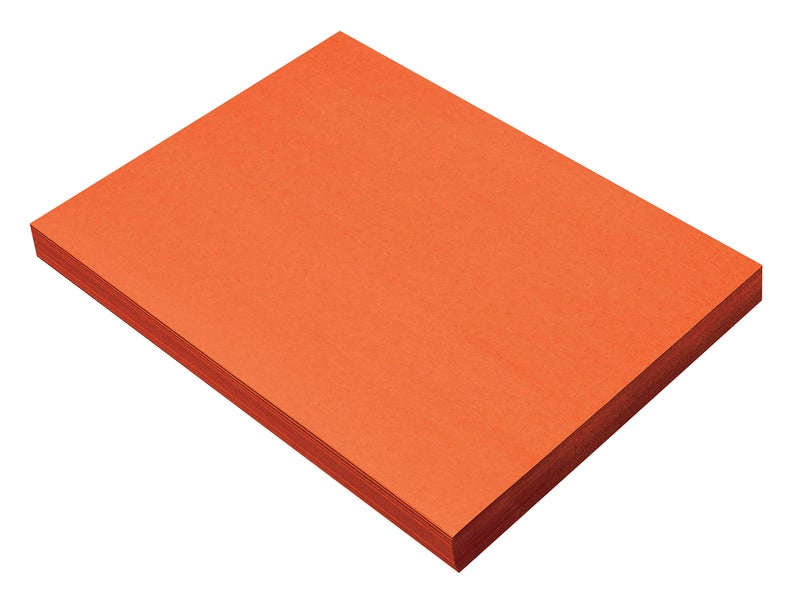 Prang Formerly SunWorks Construction Paper Orange 9 x 12 100 Sheets