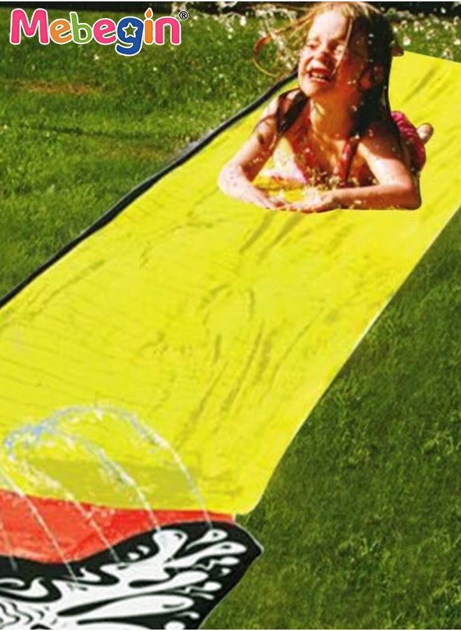MEBEGIN 145*480cm Slip Water Slide for Backyard Lawn,Summer Slip Waterslides Water Toy for Backyard Outdoor Water Fun for Kids Slip and Slide Garden Water Toys  - Image 5