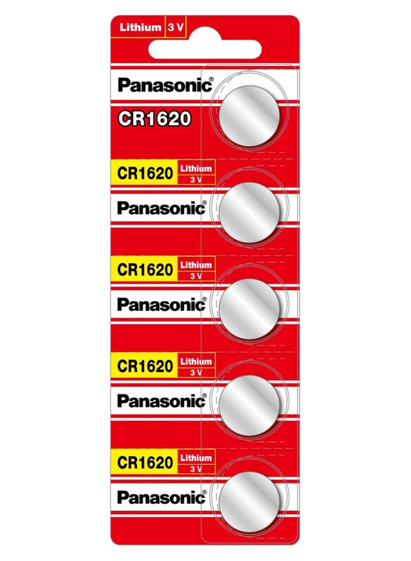 باناسونيك 10 قطع من بطاريات باناسونيك CR1620 ليثيوم 3 فولت إندونيسيا - Image 1